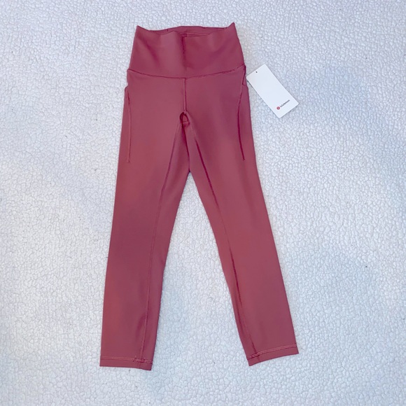 Lululemon Brier Rose Wunder Train HR Crop 23” - Picture 3 of 6